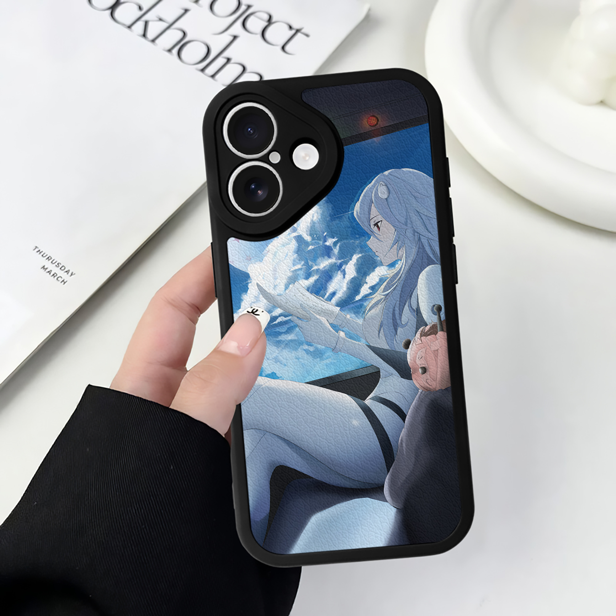 （画像用） EVA 新世紀エヴァンゲリオン 【iPhone 16シリーズ対応】シリコンスマホケース（レザー調） 材質：シリコン